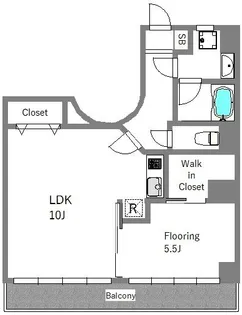 サンケイグランドハイツ【4階】の間取り