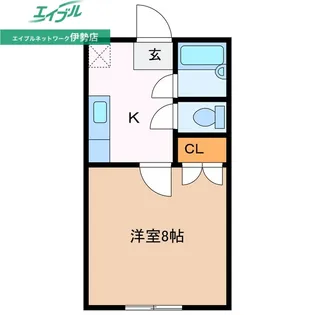 第3シャトーナツヤマ【1階】の間取り