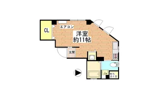 カーサ天満【3階】の間取り