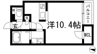 クレイノ宝塚東【1階】の間取り