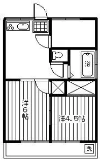 クローバーハウスA【2階】の間取り