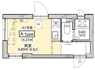 PROTO武蔵小山II【1階】の間取り