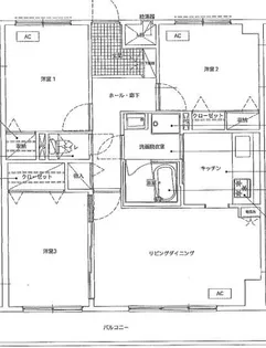 ローランドミューズ【3階】の間取り