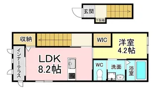 グランメゾン浅生【2階】の間取り