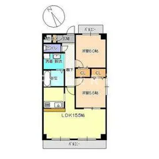 レスカトール【3階】の間取り