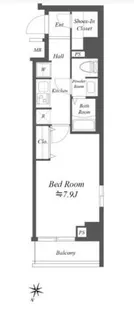 GENOVIA荻窪skygarden【6階】の間取り