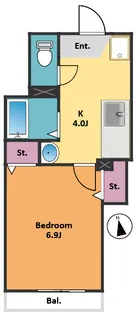 メゾン北千束【3階】の間取り