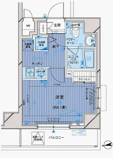 メインステージ大山【2階】の間取り