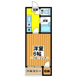 ホワイトSKJ【2階】の間取り