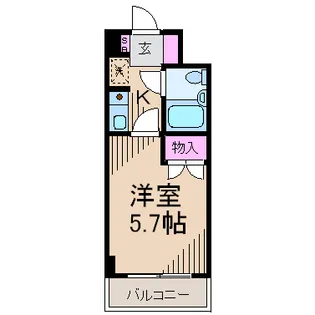 ジョイテル武蔵小杉【3階】の間取り