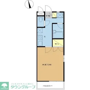 αNEXT高崎第9【2階】の間取り
