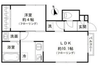 タンドリュクス【1階】の間取り