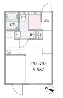 trias358【2階】の間取り