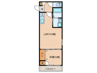 GRAND VIRAGE【2階】の間取り