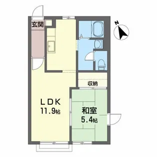 オペラハウス日高 H【1階】の間取り