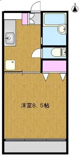 グリンハイム【3階】の間取り