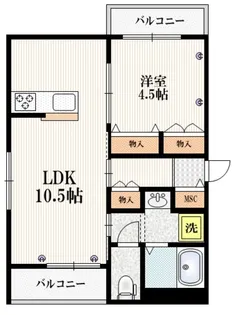 Esperanza【3階】の間取り