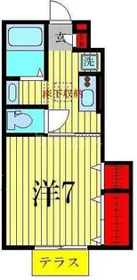 クレベール【1階】の間取り