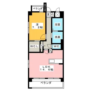 スターハイツ【3階】の間取り