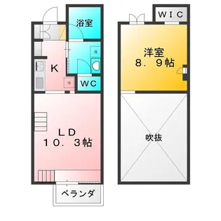 KOMORE-Bldg【1階】の間取り