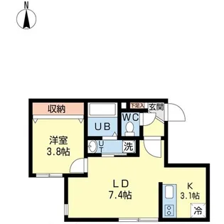 プランドールL【2階】の間取り