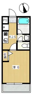 サンペルシモン【1階】の間取り