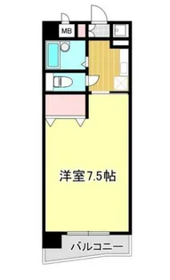 メトロノーム中島【4階】の間取り