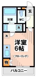 esカーサ幡ヶ谷【2階】の間取り