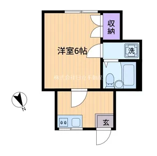 市川ハイツ南台【2階】の間取り