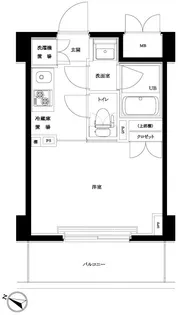 ルーブル新川崎【5階】の間取り