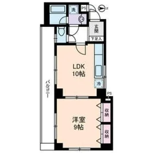 フローラ富士見台【3階】の間取り
