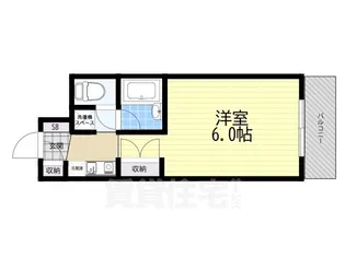 パレーエスポワール三国【3階】の間取り