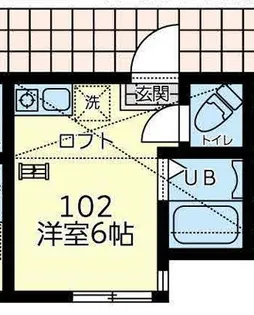 ユナイト市場メルヴィンの杜【1階】の間取り