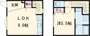 MOK-TERRACE-HOUYAの間取り