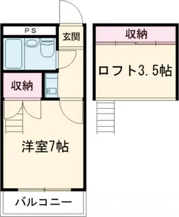 CITY ESTATE 南紀寺【2階】の間取り