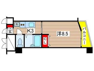 マリンパレス新田町【2階】の間取り
