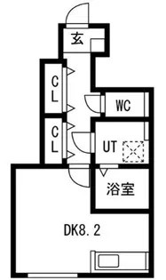とってもたのし荘【1階】の間取り