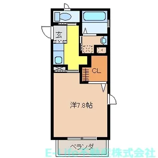 クオリスI・II【2階】の間取り
