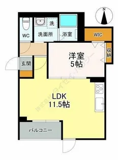アーバニティテラス【2階】の間取り