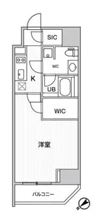 ALTERNA恵比寿【7階】の間取り