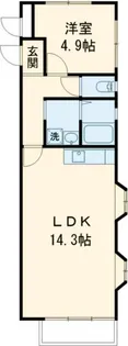 サンリッチ別名【2階】の間取り