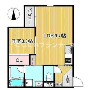 COCOTTO帯山東【2階】の間取り