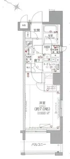 Le’a横濱関内壱番館【7階】の間取り