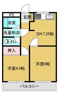 メゾン21武田の杜【2階】の間取り