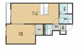 IS延友 C棟【1階】の間取り