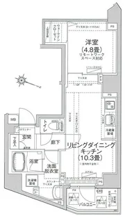 アイルプレミアム本駒込【9階】の間取り