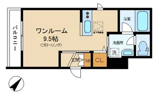 ユゥ・ララカ初台【1階】の間取り