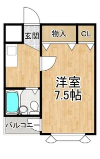丈六ビル【3階】の間取り