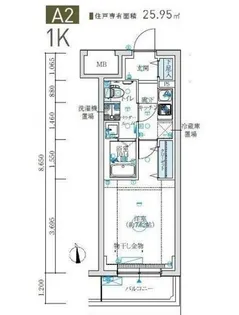 MAXIV生田【2階】の間取り