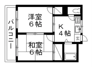 マルタカマンション【1階】の間取り
